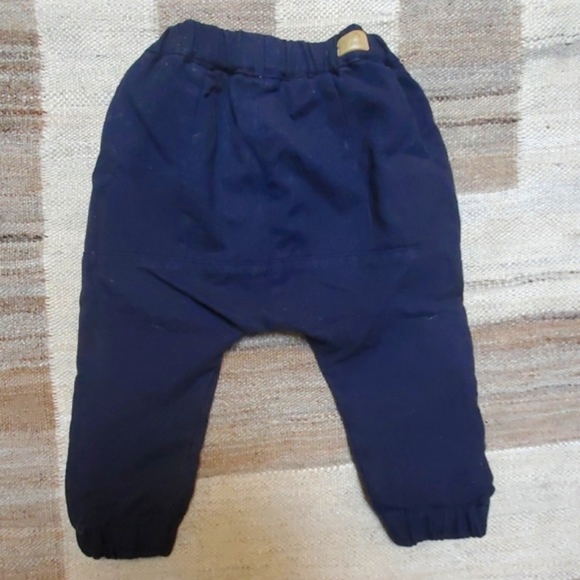 Zara Baby Jersey lined, wool blend fancy joggers / pants - Picture 4 of 5